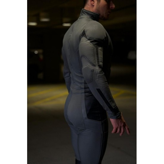 Custom Screen-Printed Spandex Suit – Perfect Base for Batman, Red